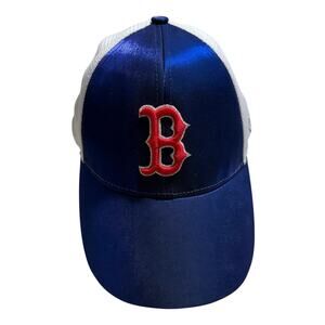 New Era Boston Red Sox Baseball Cap Hat Iridescent Snapback Adjustable Women's